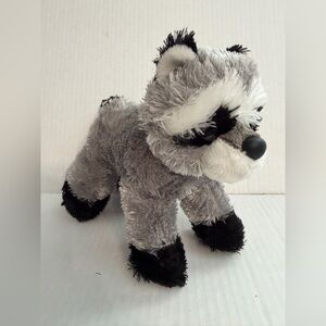 Aurora World Flopsie Gray & Black Plush Raccoon